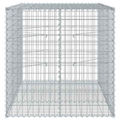 vidaXL 蛇籠バスケット カバー付き 150x100x100cm 亜鉛メッキ鉄