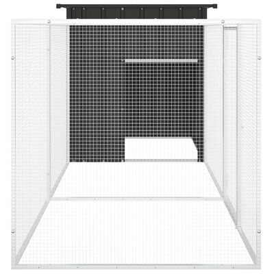 vidaXL チキンケージ アントラシート 300x91x100 cm 亜鉛メッキ鋼