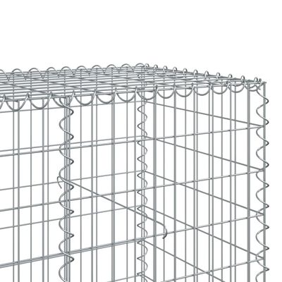 vidaXL 蛇籠バスケット カバー付き 300x100x100cm 亜鉛メッキ鉄