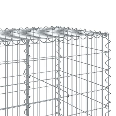 vidaXL 蛇籠バスケット カバー付き 150x100x100cm 亜鉛メッキ鉄