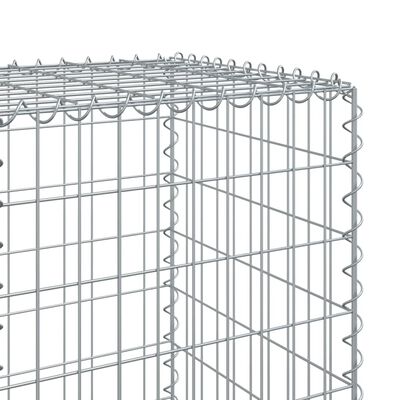 vidaXL 蛇籠バスケット カバー付き 100x50x150cm 亜鉛メッキ鉄