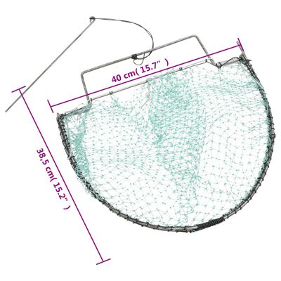 vidaXL バードトラップ グリーン 40 cm スチール