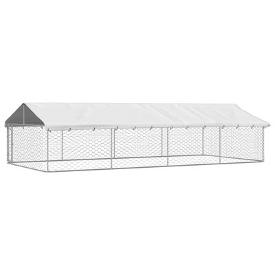 vidaXL 屋外用犬小屋 屋根付き 600x300x150cm