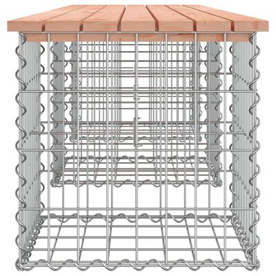 vidaXL ガーデンベンチ 蛇籠デザイン 203x44x42 cm ダグラス無垢材