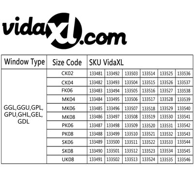 vidaXL 遮光ローラーブラインド グレー FK06