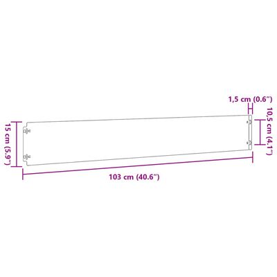 vidaXL 芝生用エッジング 10点 15x103 cm フレキシブル コールテンスチール