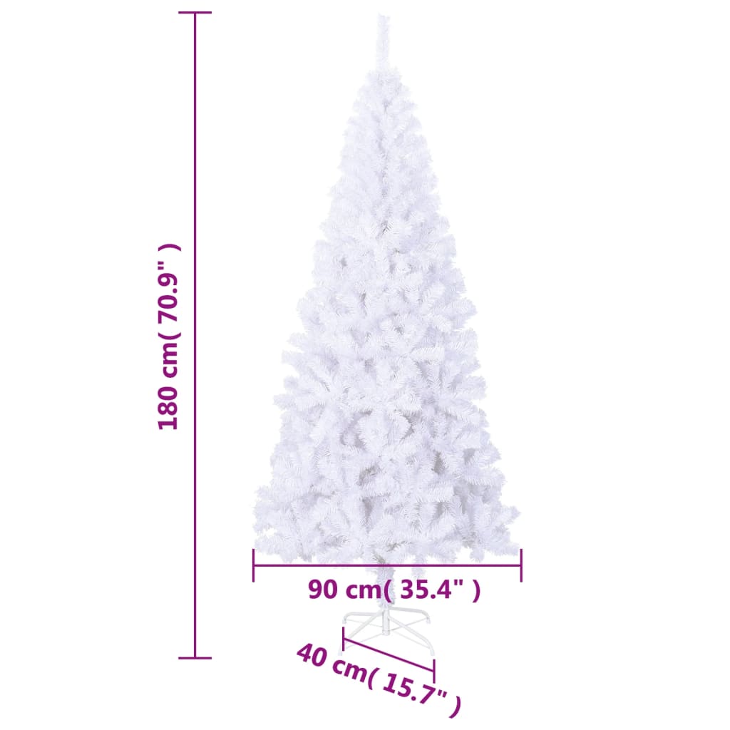 vidaXL フェイククリスマスツリー スタンド付き 180 cm 枝620本