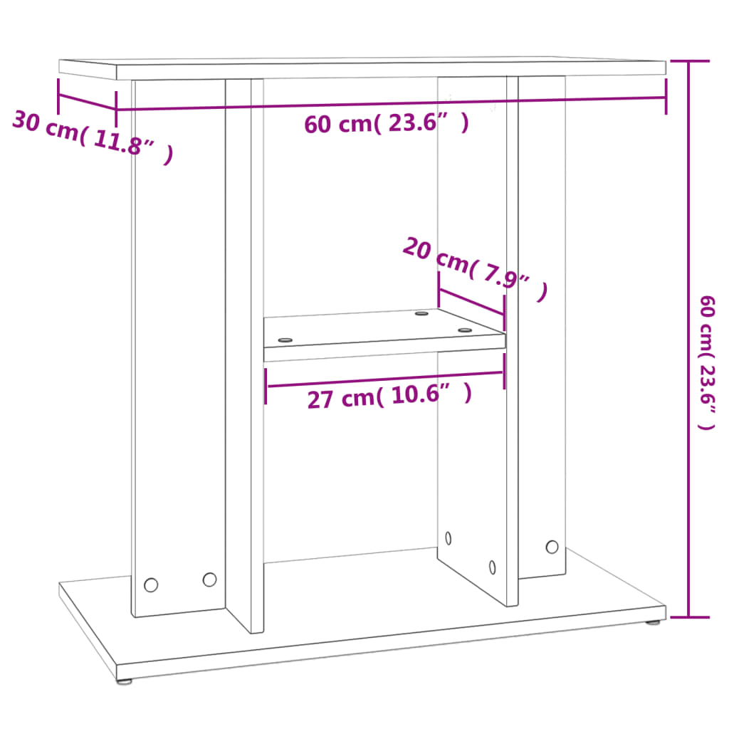 vidaXL 水槽スタンド ブラック 60x30x60 cm エンジニアリングウッド