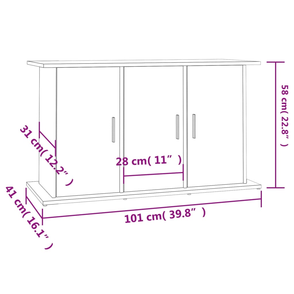 vidaXL 水槽スタンド ブラック 101x41x58 cm エンジニアリングウッド